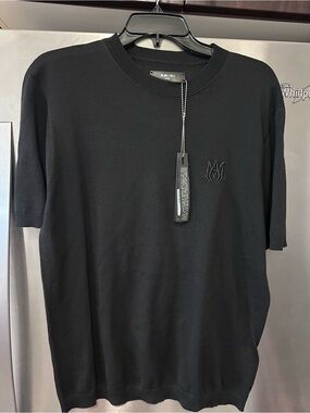 AMIRI Black Short-Sleeve